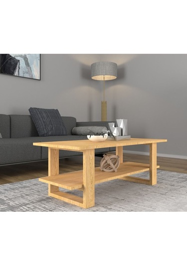 İndex Orta Sehpa, Ahşap Rivoli Renk, Dikdörtgen