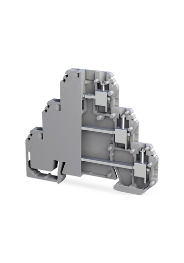 Tbloc Tbl 4 3p Gri Vidalı Üç Katlı Klemens