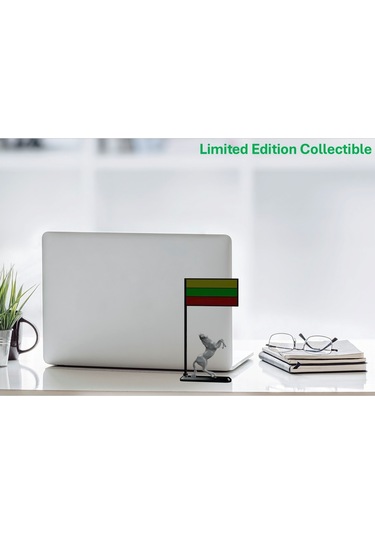 Litvanya Bayrağı Masa Dekoru 3d Baskı Vatansever Biblo