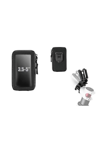 Plus Bisiklet Telefon Tablet Tutucu 5-6" Ölçü Siyah