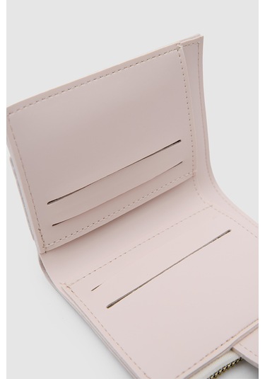 Shule Bags Payer Çıtçıtlı Kadın Cüzdan Pembe