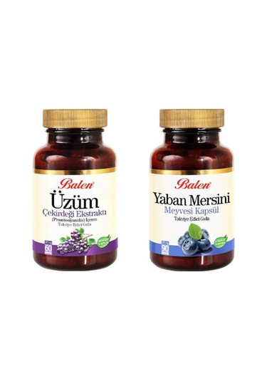 Balen Üzüm Çekirdeği Ekstraktı+Yaban Mersini Ekstraktı