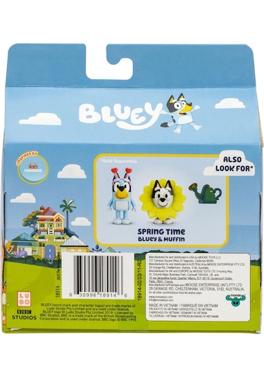 Bluey 2'li Figür Aksesuarlı Set Spring Time 18912