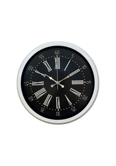 Elegance White 40 Cm Metal Duvar Saati