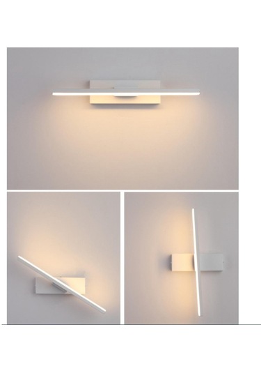 Suntek Modern Dönen Duvar Lambası Ev Yatak Odası Merdiven Koridor Beyaz Sıcak Işık