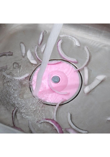 4*Lü Silikon Malzeme Banyo Mutfak Gider Evye Lavabo Çöp Tıpa