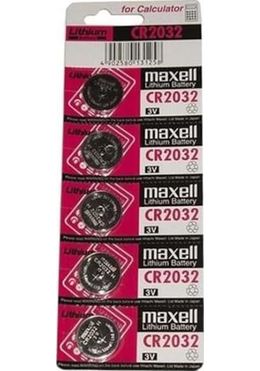 Cr 2032 Maxell Lityum Pil 5'Li Paket