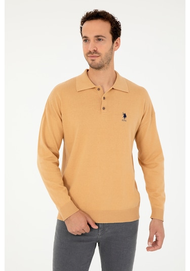 U.s. Polo Assn. Erkek Camel Kazak /triko 50293506-vr015 Camel