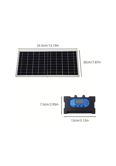 Besthome1 Dream011 2 Adet Solar Paneller Kontrolcü Karavan Telefon Sarj Cihazı