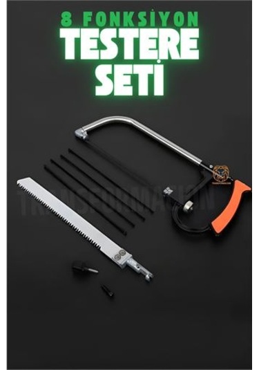 Testere Seti 8 İn 1 8 Fonksiyonlu Karbon Çelik
