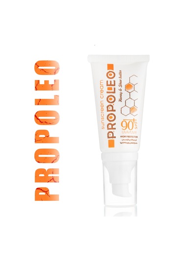 Propoleo Bal Balmumu ve Şiya Yağ Özlü Yüksek Korumalı Güneş Kremi SPF90+ 50 ML