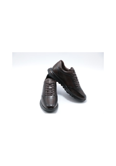 Voyager M003 Hakiki Deri Erkek Günlük Ayakkabı Kahverengi