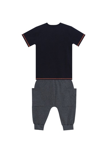 Denokids Mshb&g Loading Erkek Çocuk T-shirt Kapri Takım Çok Renkli