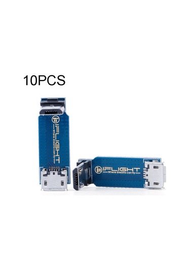 Sones 10 Adet İflight L Tipi Adaptör Plakası Mikro Usb Erkek - Dişi Destekli Veri İletimi Senkronizasyonu Rc Fpv Yarışı İçin