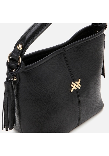 Hotiç Hakiki Deri Siyah Kadın Mini Çapraz Çanta 03cah297040a100 Siyah-black Siyah