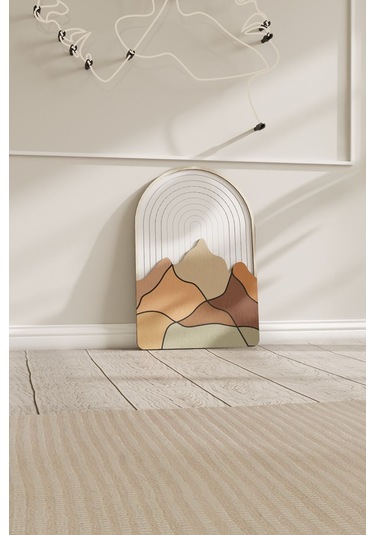 Dekoratif Dağ Tasarımlı Modern Ahşap Tablo