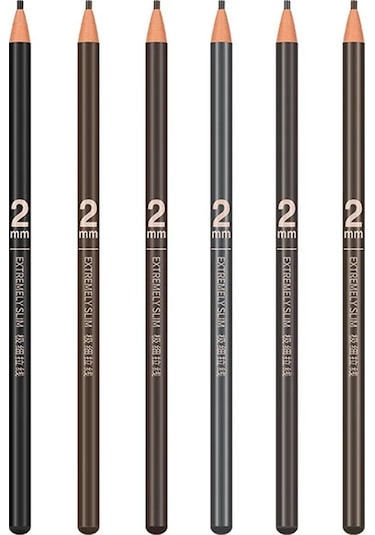 1 Adet Kaş Kalemi Dövme Su Geçirmez Göz Kaş Kalemi Tonu Makyaj Kozmetik 6 Renk 05 0
