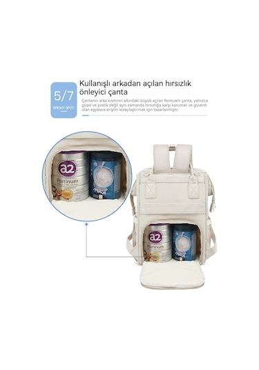 Çok Fonksiyonlu Usb Anne Ve Bebek Çantası Bebek Bakım Çantası Siyah