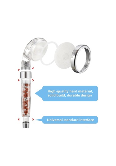 Xindoker El Tutanlı Duş Başlığı, Yüksek Basınçlı, Su Tasarruflu, 3 Mod Yağmur/masaj/sprey , İyon Ve Kireç Filtresi, Düşük Basınç İçin Uyumlu Abs Malzeme Diğer Xindoker El Tutanlı Duş Başlığı, Yüksek Basınçlı, Su Tasarruflu, 3 Mod Yağmur/masaj/sprey , İyon Ve Kireç Filtresi, Düşük Basınç İçin Uyumlu Abs Malzeme Diğer