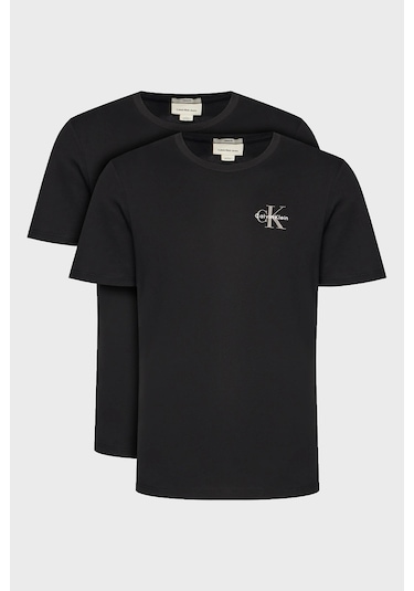 Calvin Klein Erkek T Shirt Lv04rf279g 9ıc Siyah