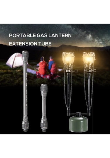 Lemestar Alüminyum Çelik Fener Uzatma Borusu Z27 - Kamping Ve Piknik İçin Dayanıklı, Kolay Bağlanabilir, 120 Mm Uzunluk Çok Renkli