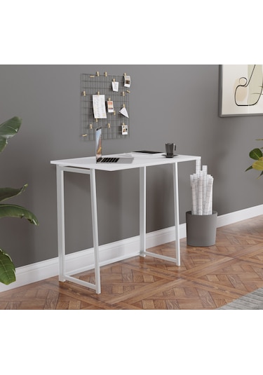 Fahrettin Küçük Work Katlanabilir Çalışma Masası Bilgisayar Masası Çizim Masası Work001 50 x 80 Beyaz67