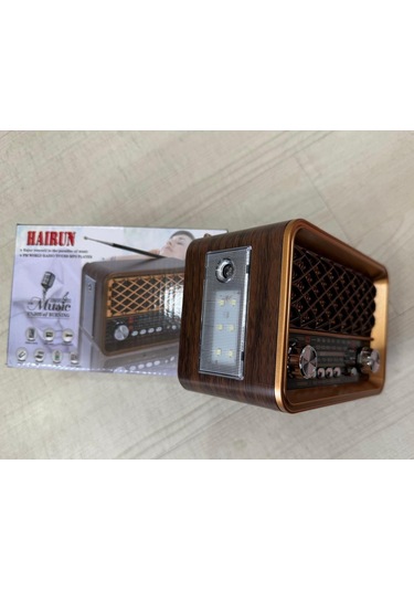 Fm Radyolu Led Işıklı Bluetooth Hoparlör Radyo Sd Kart Usb Girişli Mp3 Müzik Çalar