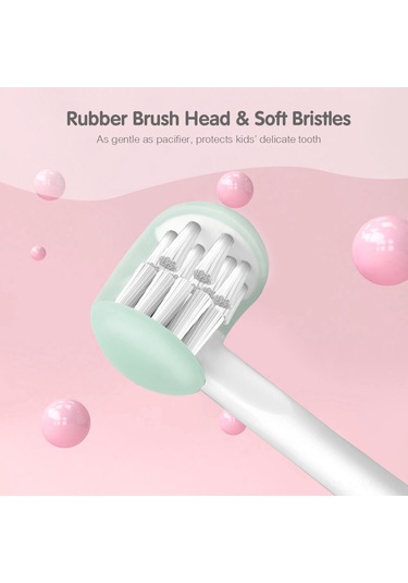 Mufunye "çocuklar İçin Şarj Edilebilir 3 Modlu U Şekilli Diş Fırçası - 2 Dakika Zamanlayıcılı"