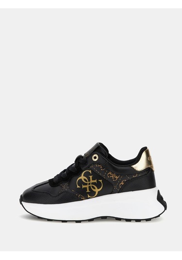 Guess Kadın Ayakkabı Flplucfal12-blkbr Çok Renkli