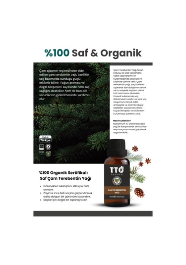 Tto Thermal Çam Terebentin Yağı 10 Ml