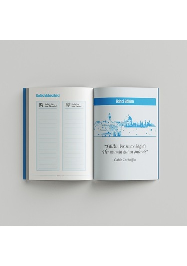 Özel Seri Kudüs Ajandası Çok Renkli