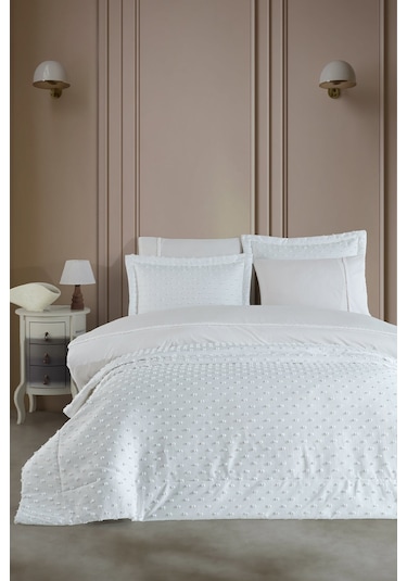 Elart Nora Çeyiz Paketi 7 Parça Krem Krem