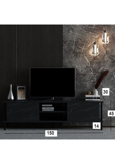 Tv Sehpası Afra Mermer Desen 150 Cm