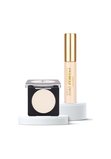 Kusurları Gizle Ve Sabitle 2'li Kapatıcı&pudra Seti SET134