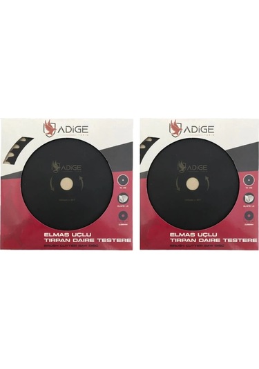 Adige Elmas Uçlu Daire Testere 255mm X 40t 500 Gr 2 Adet