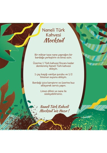 Mim And More Naneli Türk Kahvesi Nane Aromalı Türk Kahvesi 150 G