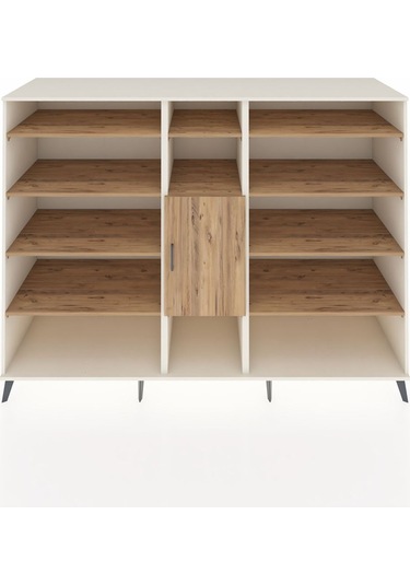 Kronos Dolap 12 Raflı Tek Kapaklı 220x59x163 Aytaşı-çam Aytaşı-çam