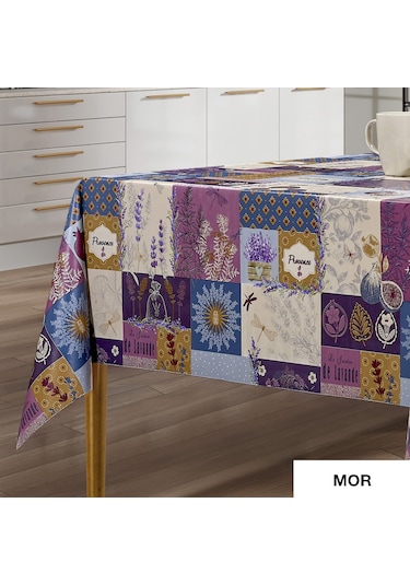 Moderno Silinebilir Pvc Masa Örtüsü-63636363 Mor