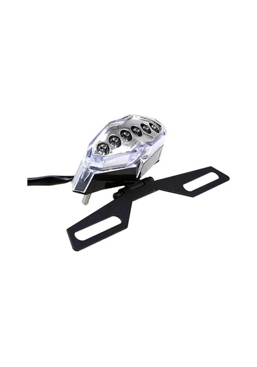 Motosiklet Uzatma Braketi Tutucu Plaka Çerçevesi Arka Lambası Rafı