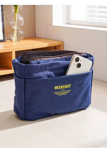 Travel Fermuarlı Çanta İçin Organizers İç Astar, Koyu Mavi 238252260 Mavi