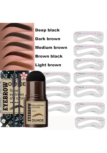 Teltree "10'lu Kalıplı Su Geçirmez Kaş Şablon Seti - Doğal Ve Simetrik Kaşlar İçin"