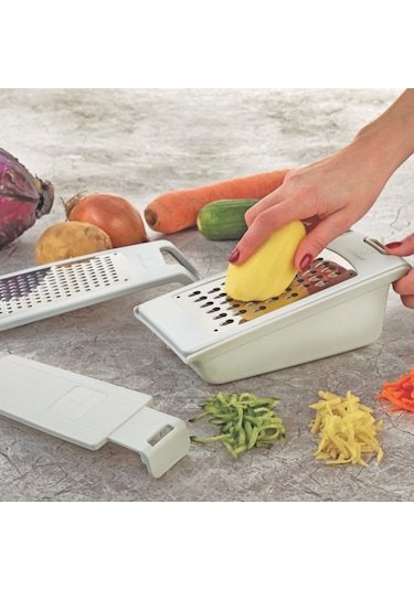 Sofram 4 Parça Çelik Bıçaklı Rende Hazneli 1189