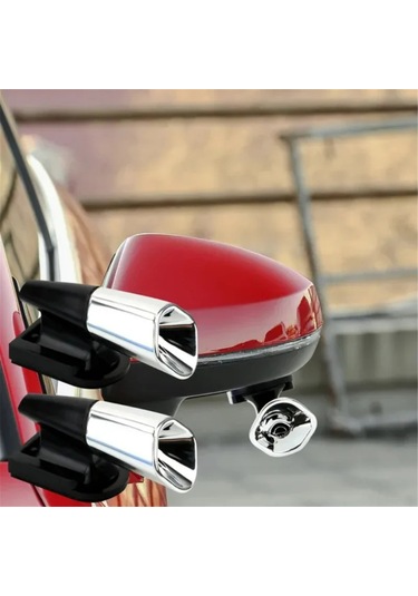 Mufunye Araç Ultrasonik Hayvan Engelleme Cihazı, Led Işıklı Vahşi Hayvan Uyarıcısı, Rüzgar Aktifli 2 Adet Gümüş