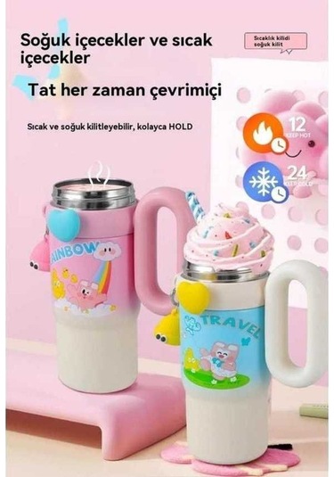 Didadodo Termal Tavşan Bardak, Sevimli Mavi, Büyük Nk Mavi - Hediye İçin Harika Mavi Mavi