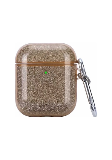 Ekılıf - Airpods 1.nesil Uyumlu - Kılıf Darbelere Karşı Dayanıklı Koruyucu Silikon Kılıf Airbag 17 - Gold