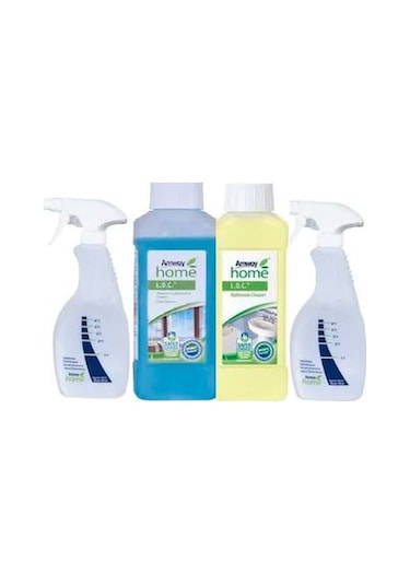 Amway Home Loc Cam Temizleyici + Banyo Temizleyici + Sprey Tabanca 2 x 500 ML
