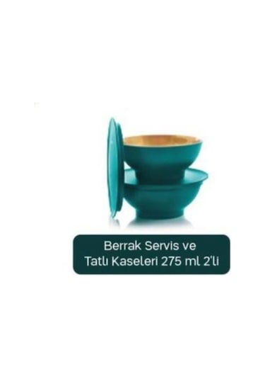 Tupperware Berrak Servis Ve Tatlı Kaseleri 275 Ml 2 Li Esc