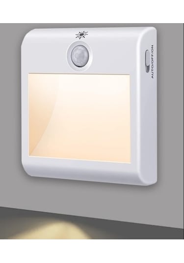 Maoyaya Tcherchı 2'li Hareket Sensörlü Usb Priz & Gece Lambası Led Aydınlatma Beyaz