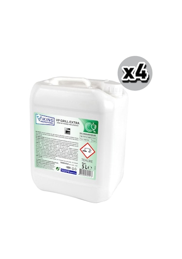 Viking Vp Grill Extra Ağır Ve Yanmış Yağ Çözücü 4 x 5 L