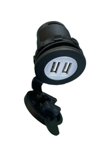 2.1 A Harici 2 Li USB Yuvası ve Çakmak Soketi Girişi 2 Li  12Volt